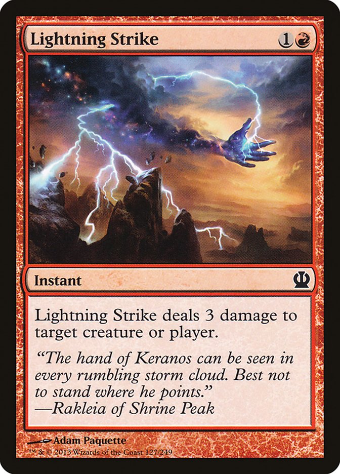 Lightning Strike [Theros] Foil