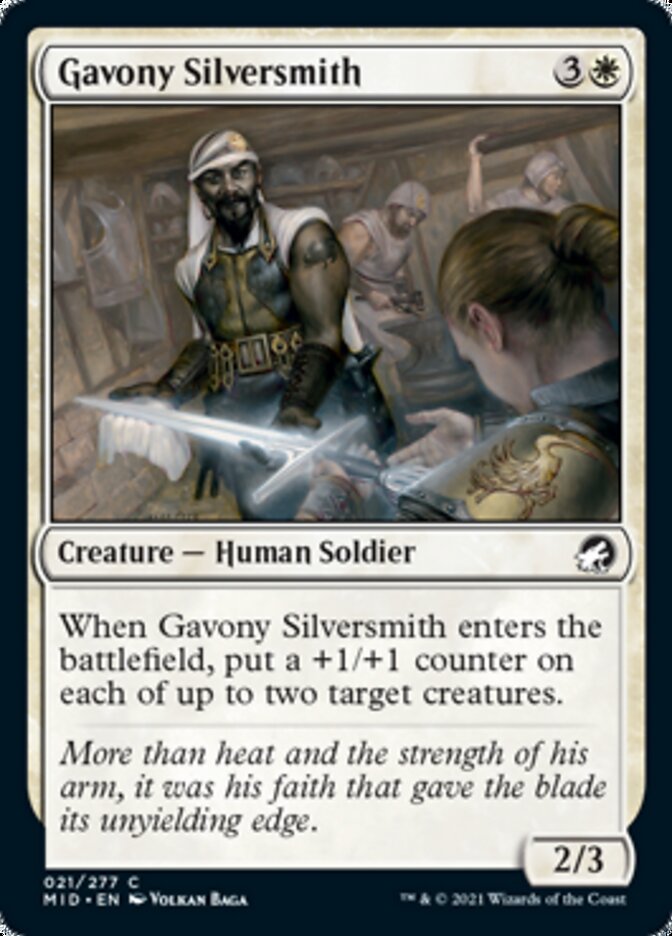 Gavony Silversmith [Innistrad: Midnight Hunt] Foil