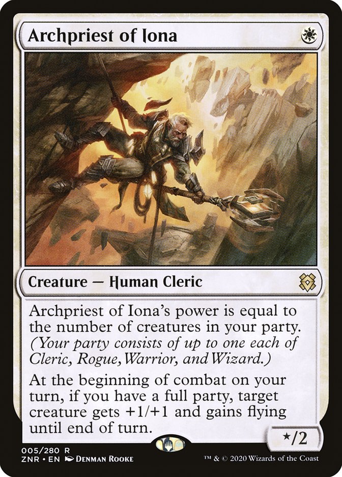 Archpriest of Iona [Zendikar Rising] Foil