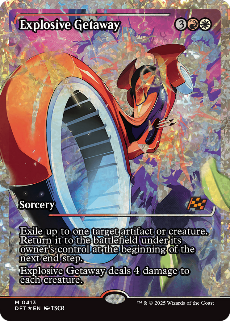Explosive Getaway (Promo Pack) [Aetherdrift Promos] Foil