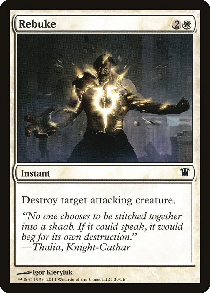 Rebuke [Innistrad] Foil