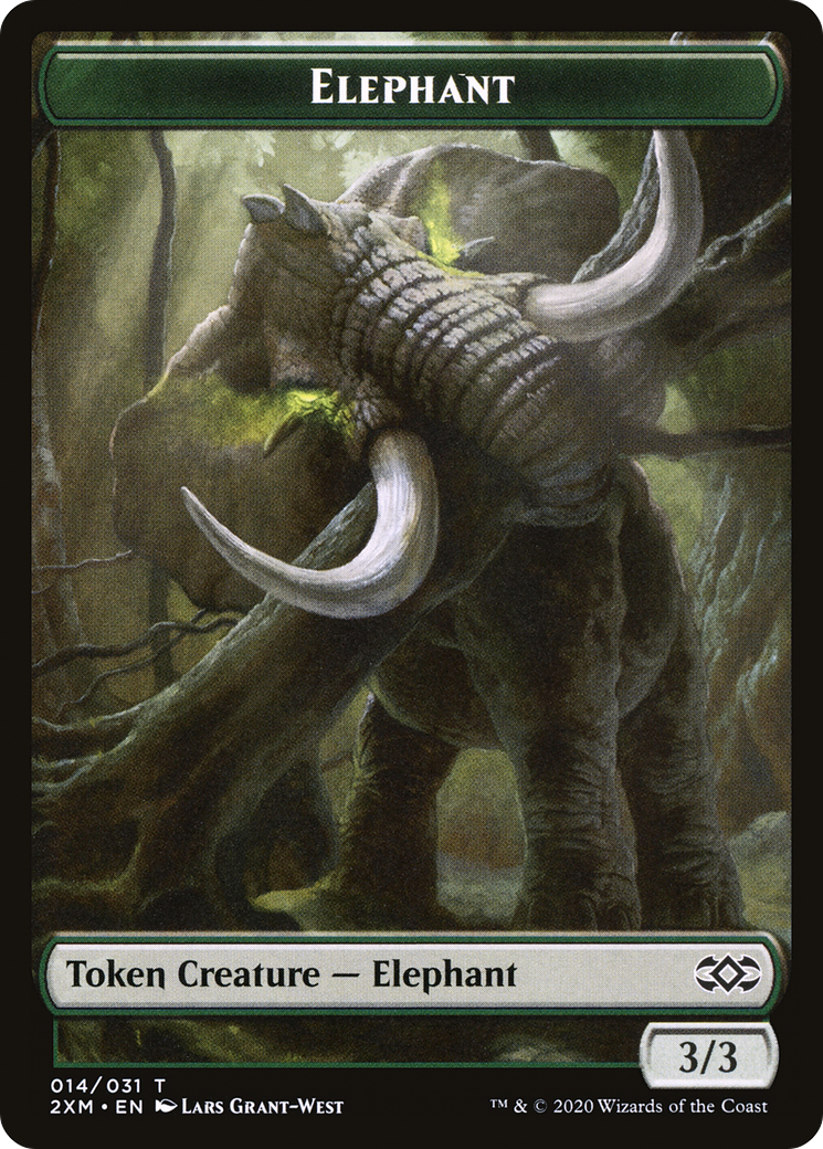 Elephant  [Double Masters Tokens] Foil