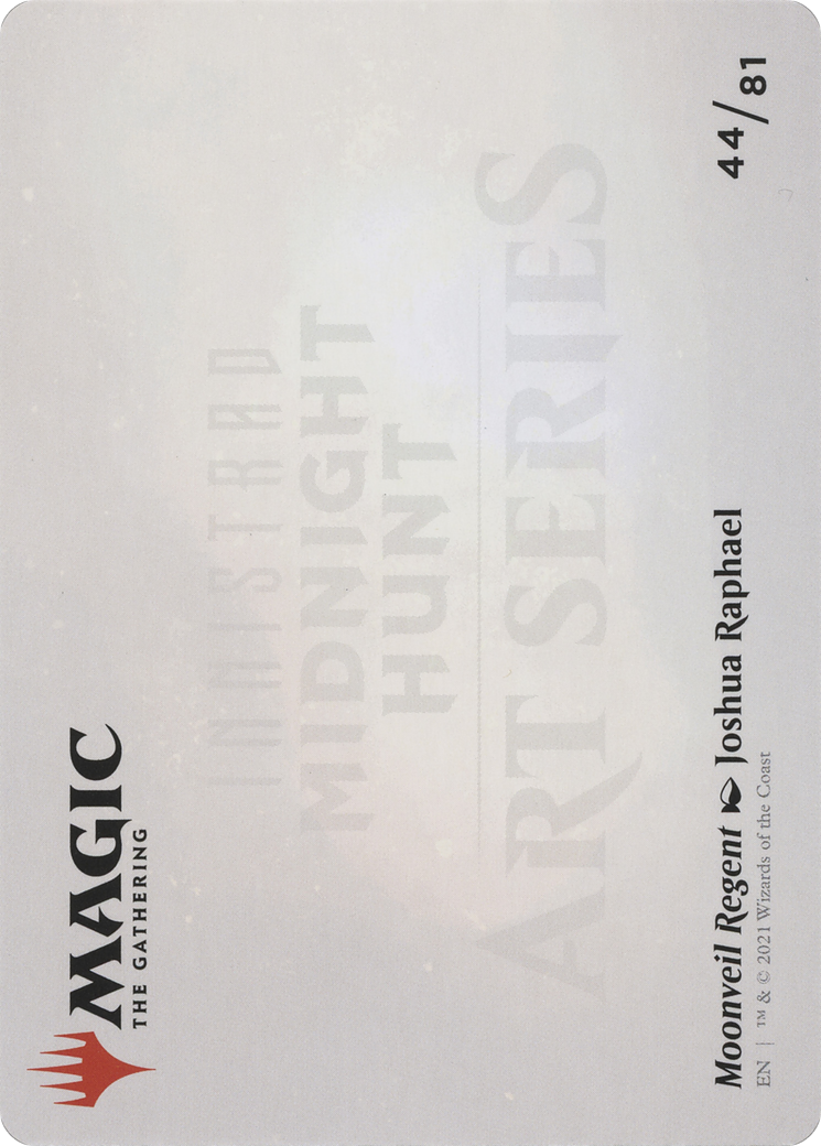 Moonveil Regent // Moonveil Regent  [Midnight Hunt Art Series] (Borderless) Foil
