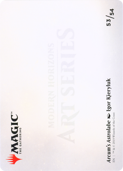 Arcum's Astrolabe // Arcum's Astrolabe  [Modern Horizons Art Series] (Borderless)