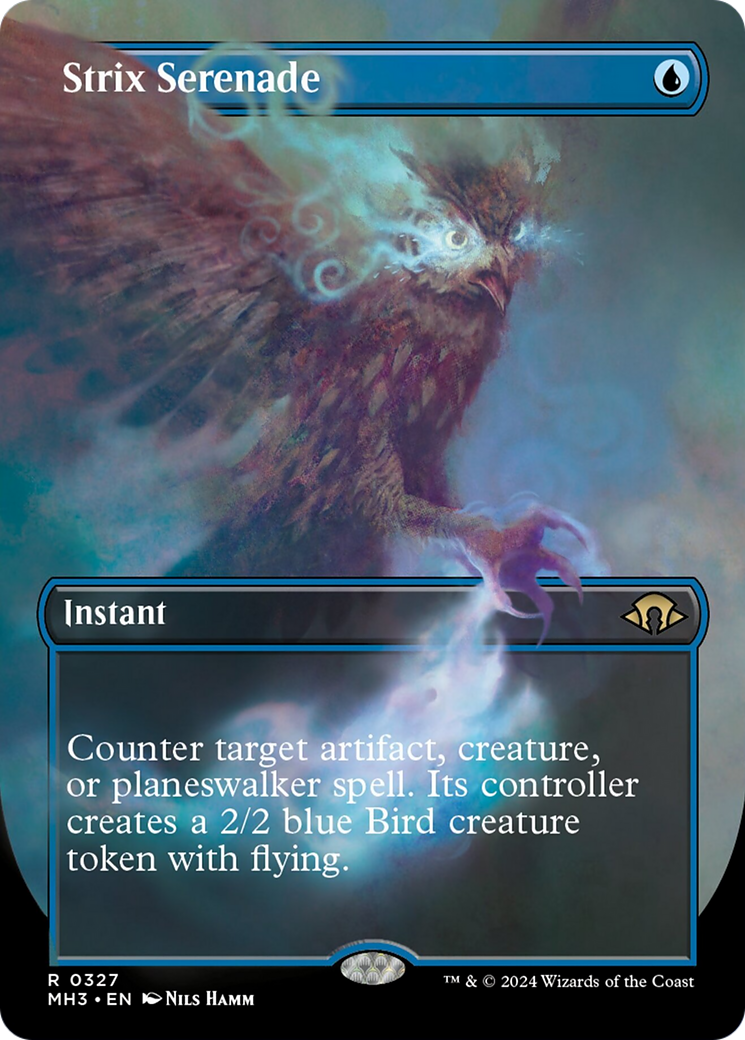 Strix Serenade (Borderless) [Modern Horizons 3] Foil