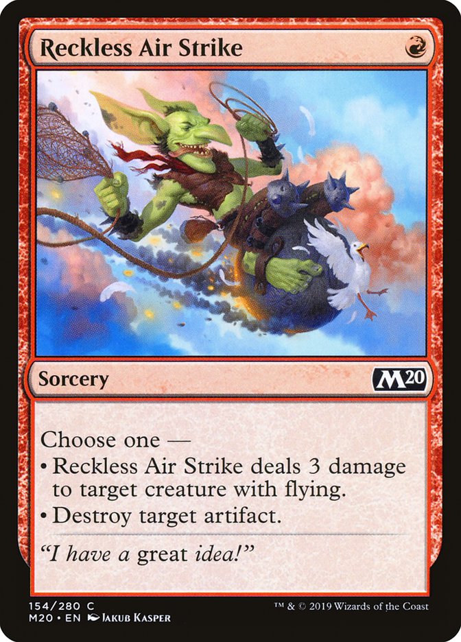 Reckless Air Strike [Core Set 2020] Foil
