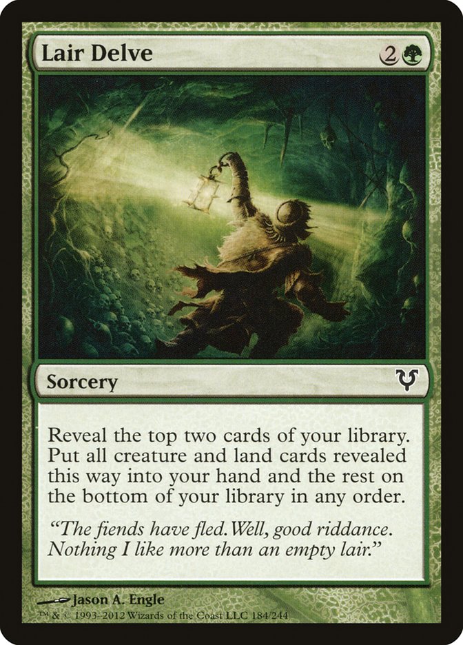Lair Delve [Avacyn Restored] Foil
