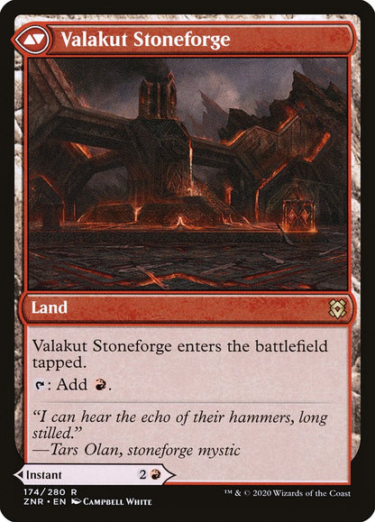 Valakut Awakening // Valakut Stoneforge [Zendikar Rising] Foil