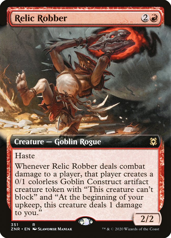 Relic Robber (Extended Art) [Zendikar Rising] Foil