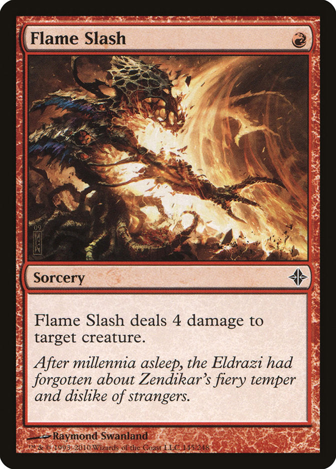 Flame Slash [Rise of the Eldrazi] Foil