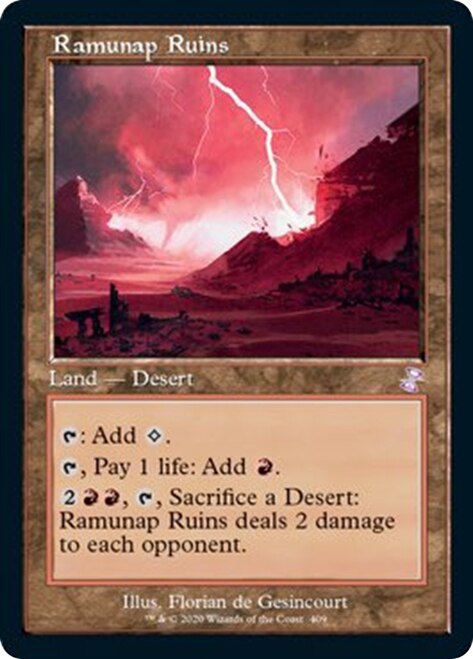 Ramunap Ruins (Timeshifted) [Time Spiral Remastered] Foil