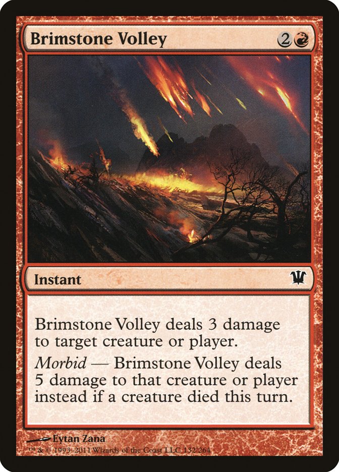 Brimstone Volley [Innistrad] Foil