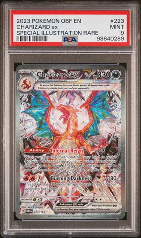 Charizard EX Obsidian Flames #223 PSA 9