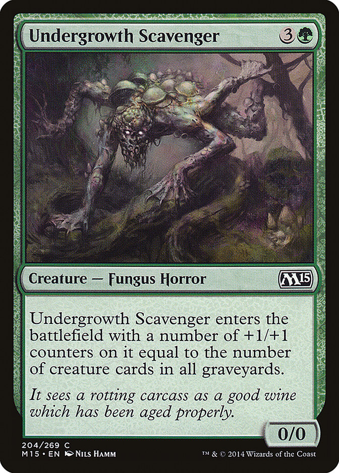 Undergrowth Scavenger [Magic 2015] Foil