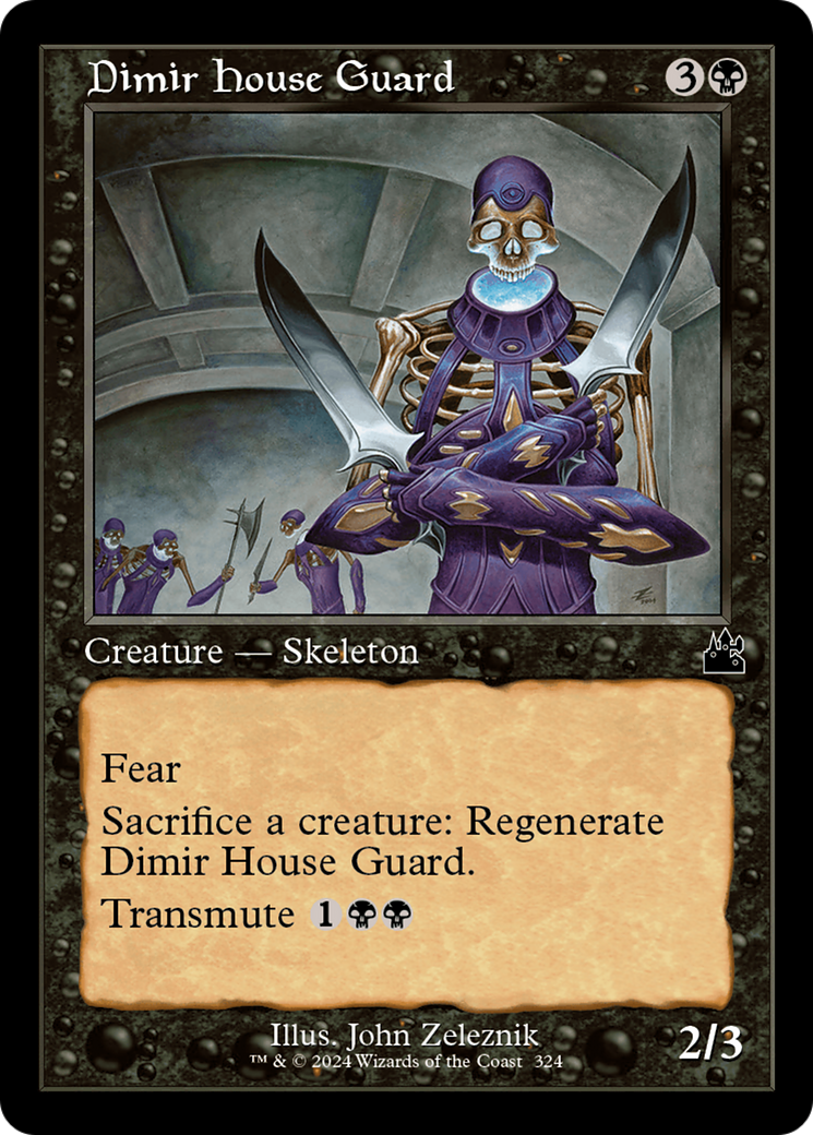 Dimir House Guard (Retro Frame) [Ravnica Remastered] Foil