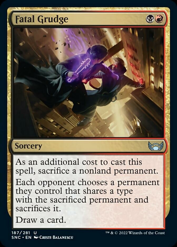 Fatal Grudge [Streets of New Capenna] Foil