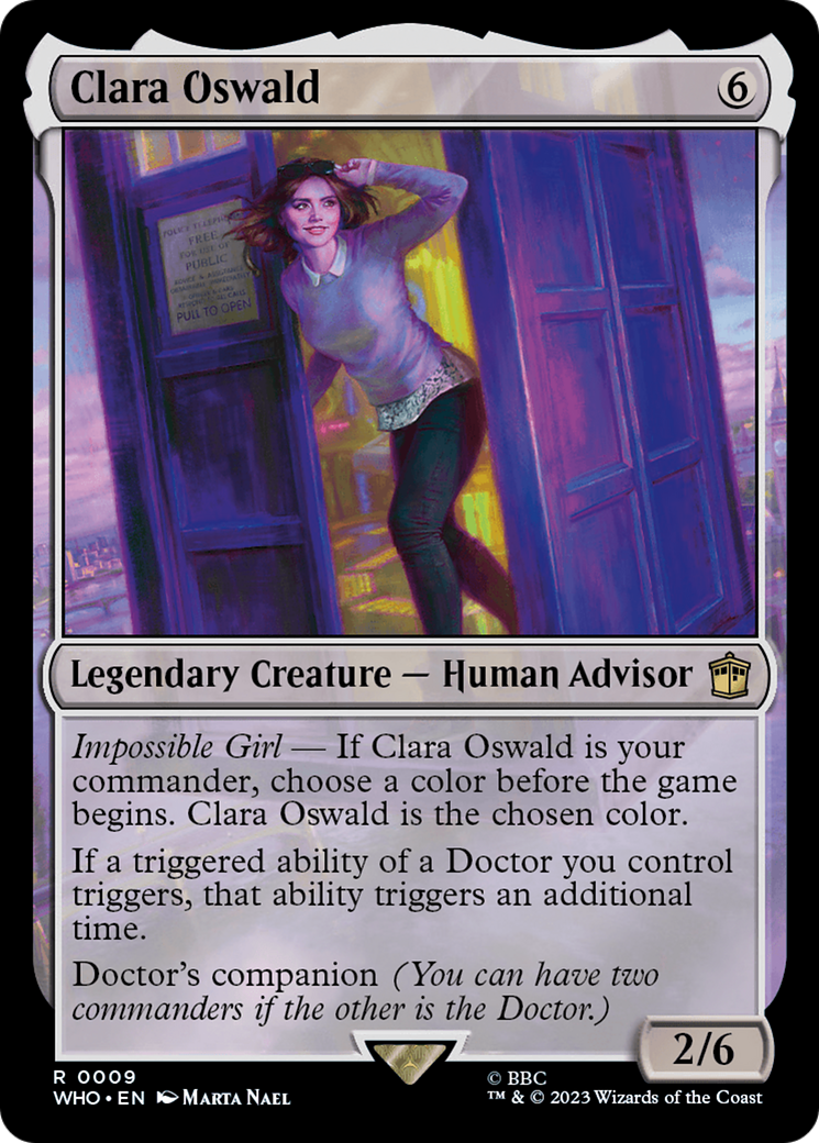 Clara Oswald [Doctor Who] Foil