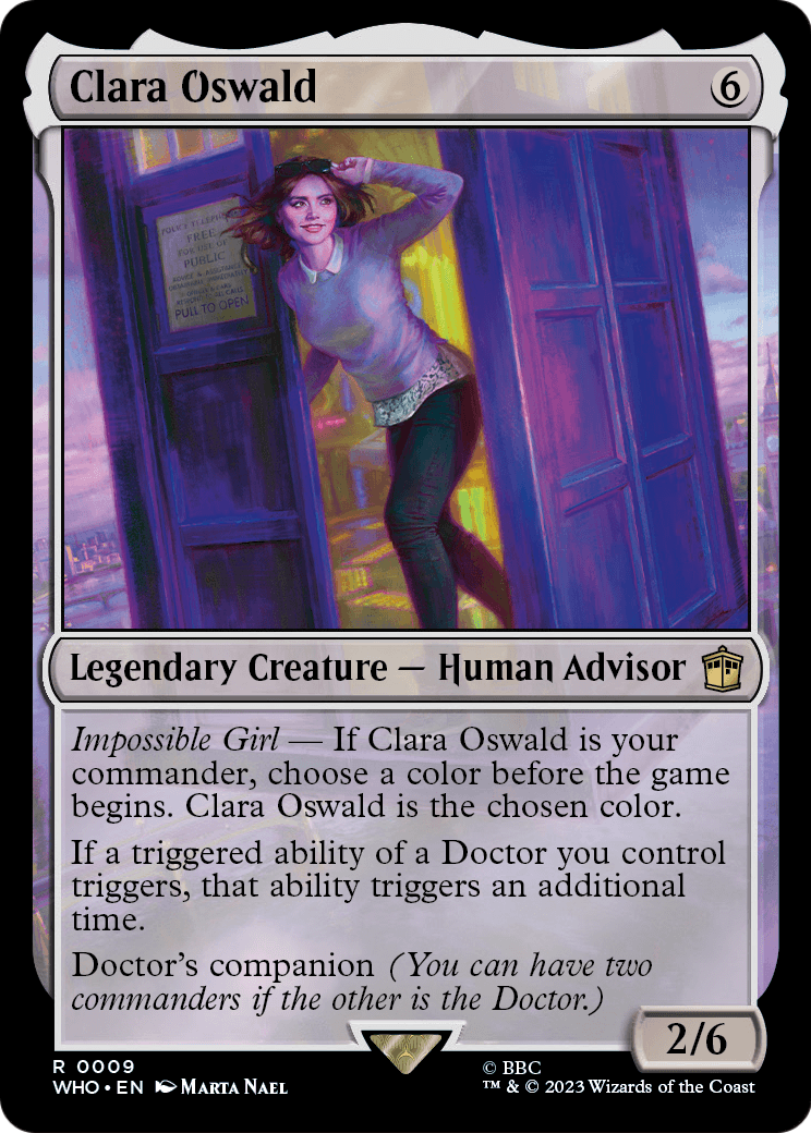 Clara Oswald [Doctor Who] Foil