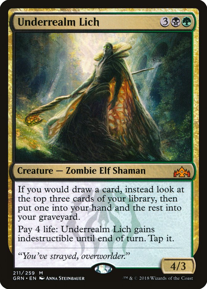 Underrealm Lich [Guilds of Ravnica] Foil
