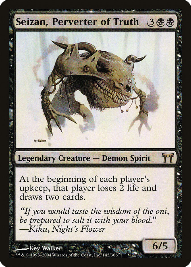 Seizan, Perverter of Truth [Champions of Kamigawa] Foil