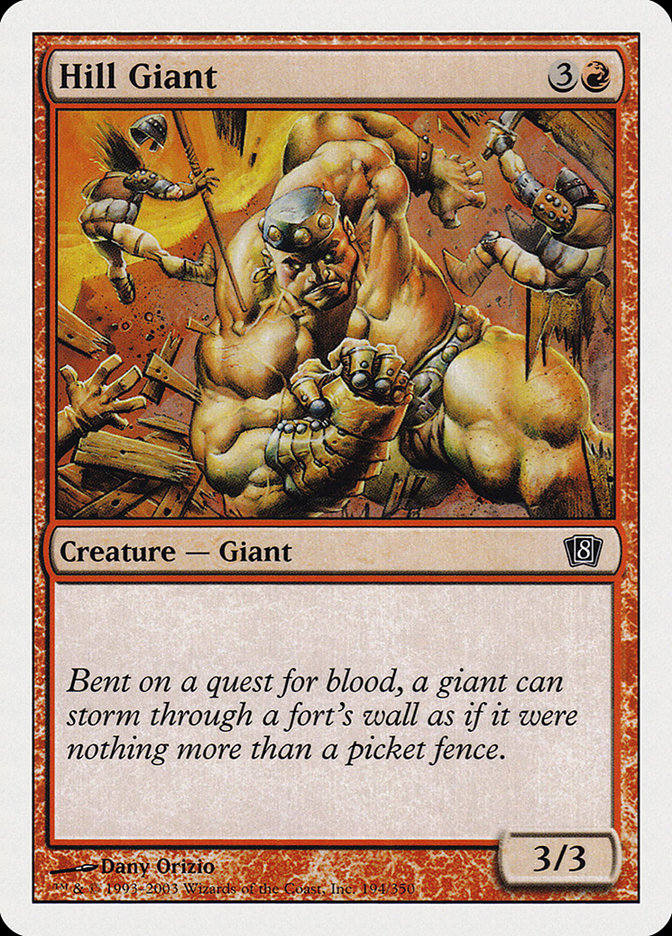 Hill Giant [Eighth Edition] Foil