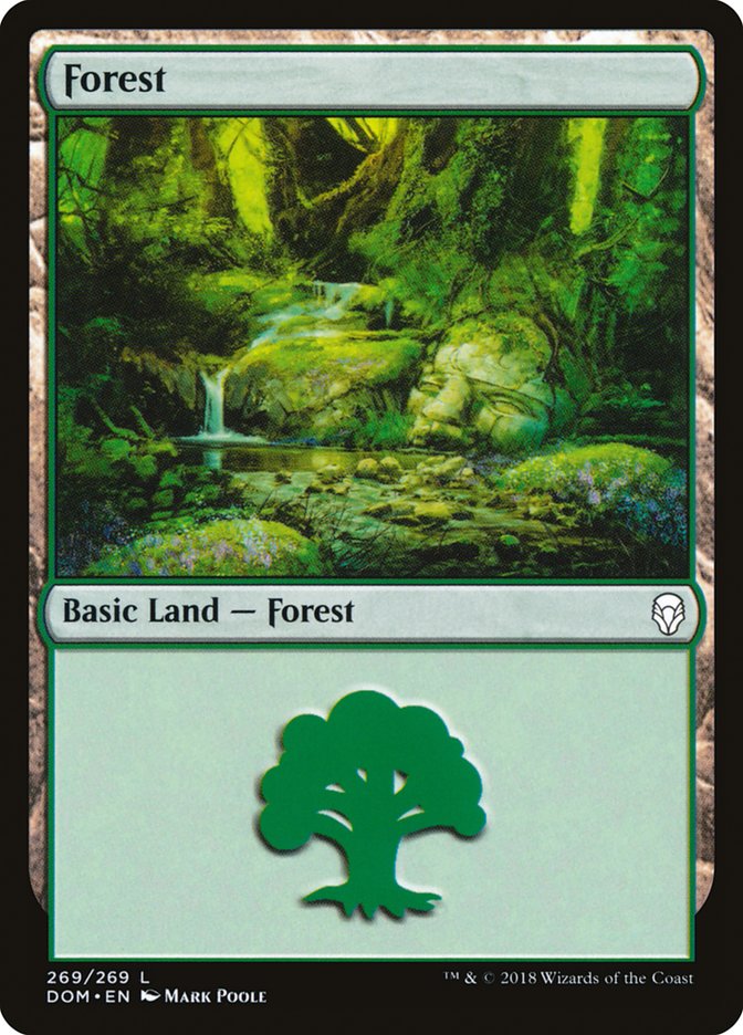 Forest (269) [Dominaria] Foil