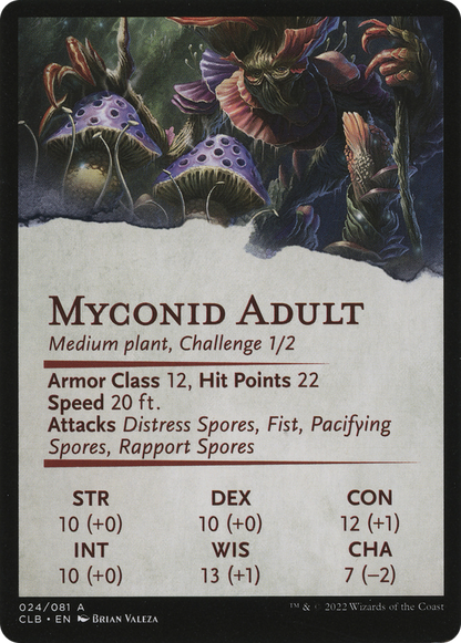 Myconid Spore Tender // Myconid Spore Tender  [Battle for Baldur's Gate Art Series] (Borderless)