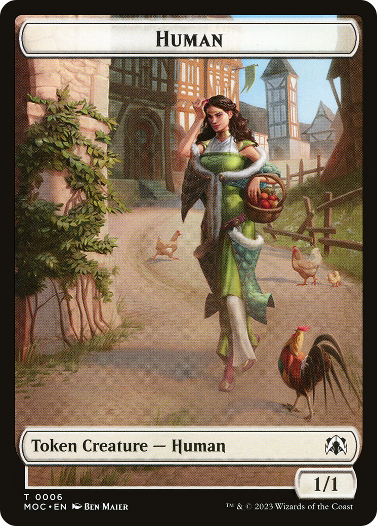 Human  [March of the Machine Commander Tokens]