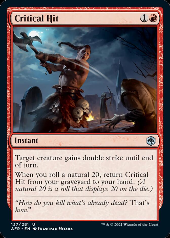 Critical Hit [Dungeons & Dragons: Adventures in the Forgotten Realms] Foil