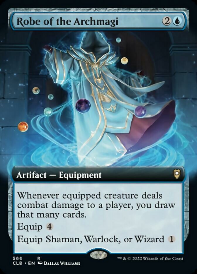 Robe of the Archmagi (Extended Art) [Commander Legends: Battle for Baldur's Gate] Foil