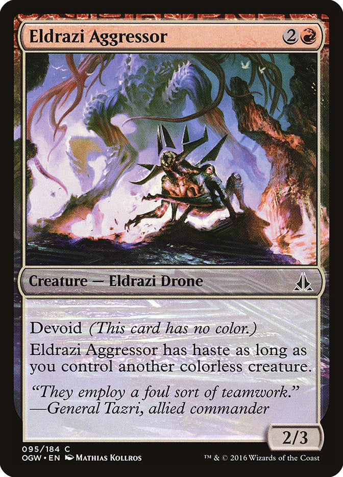 Eldrazi Aggressor [Oath of the Gatewatch] Foil