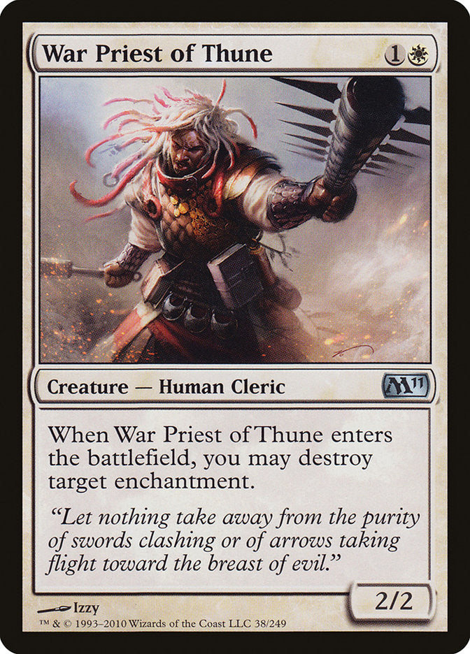 War Priest of Thune [Magic 2011] Foil