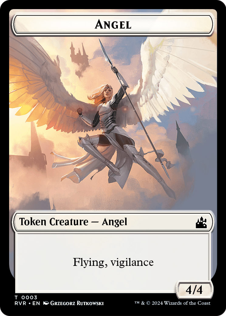 Angel  [Ravnica Remastered Tokens]
