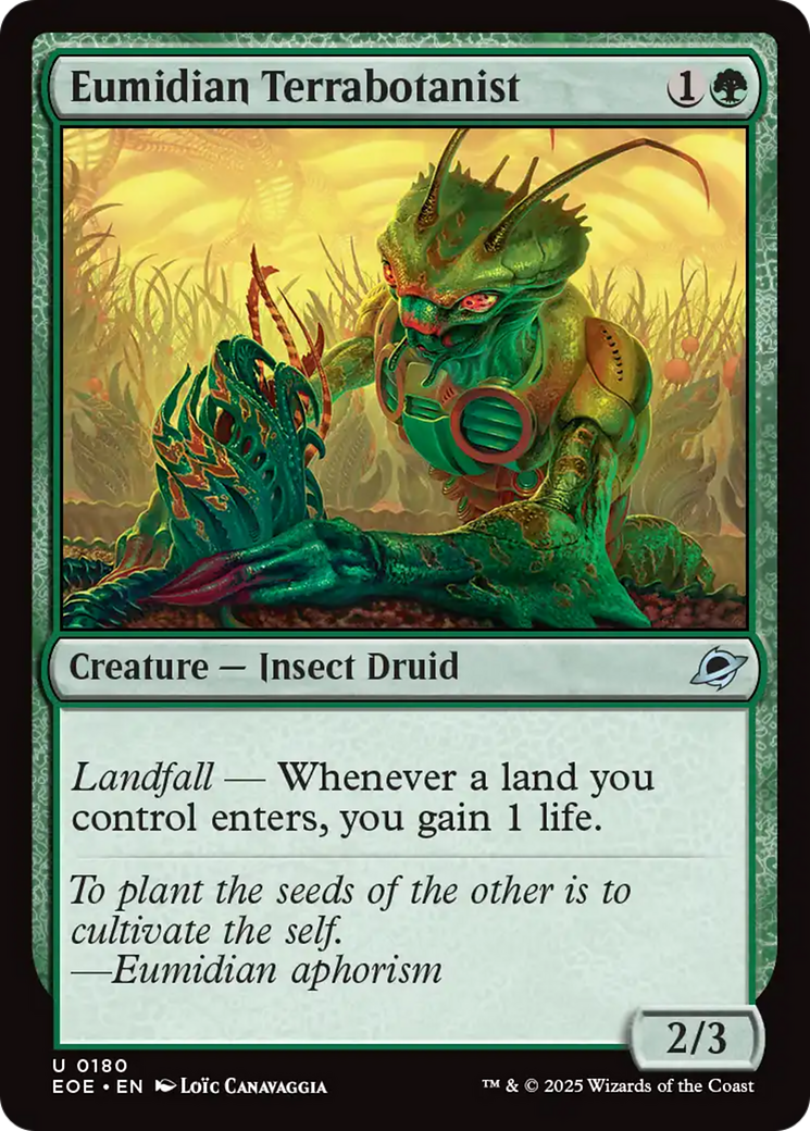 Eumidian Terrabotanist [Edge of Eternities] Foil