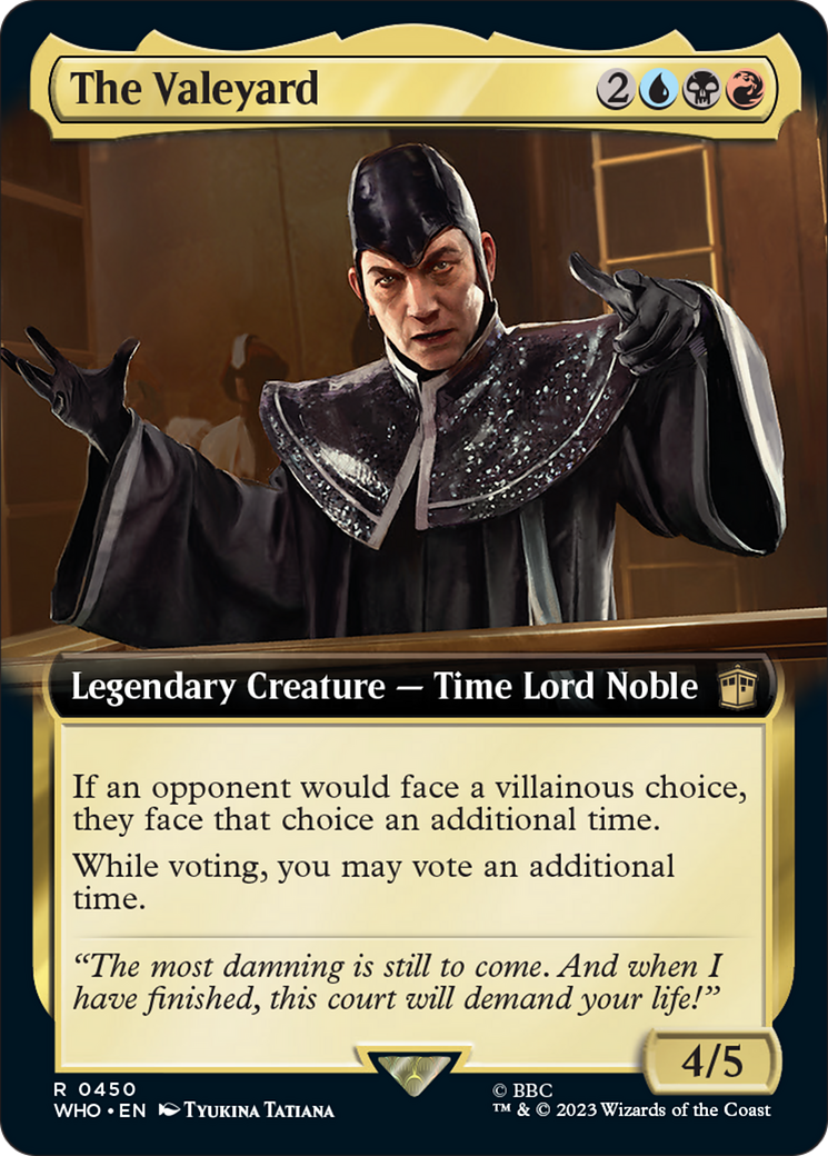 The Valeyard (Extended Art) [Doctor Who] Foil