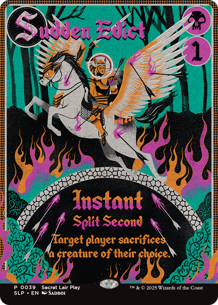 Sudden Edict [Secret Lair Showdown] Foil