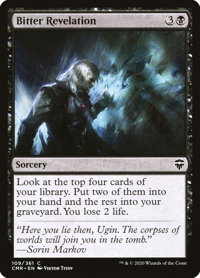 Bitter Revelation [Commander Legends] Foil