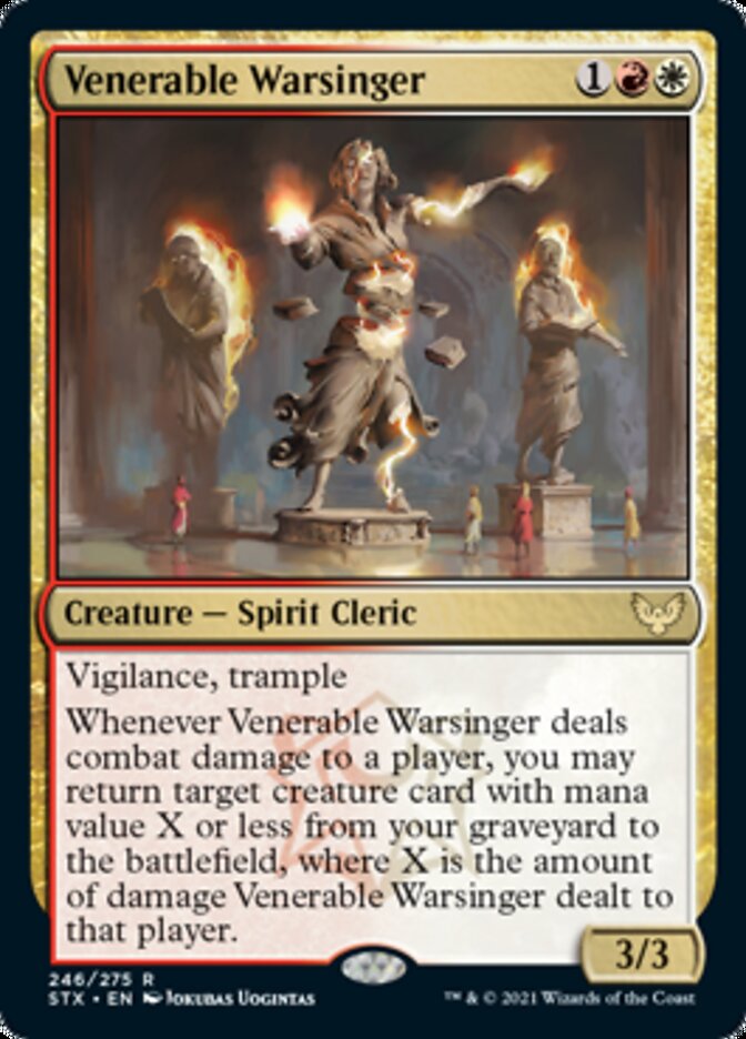 Venerable Warsinger [Strixhaven: School of Mages] Foil
