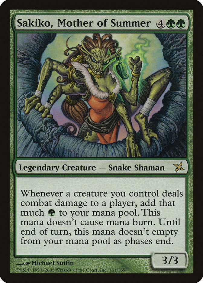 Sakiko, Mother of Summer [Betrayers of Kamigawa] Foil