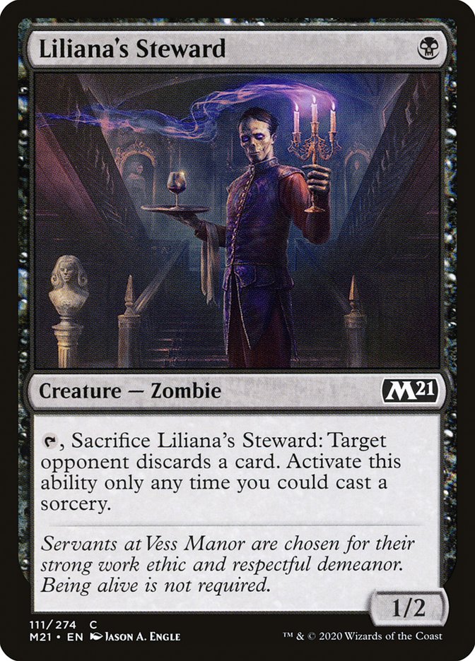 Liliana's Steward [Core Set 2021] Foil
