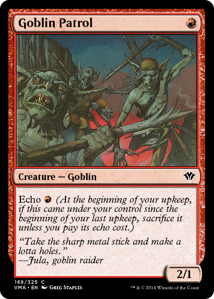 Goblin Patrol  [Vintage Masters] Foil