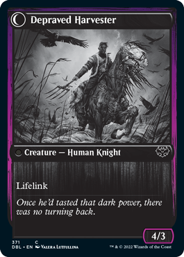 Desperate Farmer // Depraved Harvester [Innistrad: Double Feature] Foil