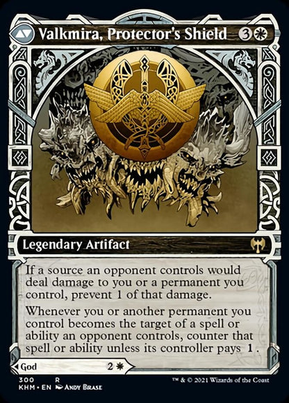 Reidane, God of the Worthy // Valkmira, Protector's Shield (Showcase) [Kaldheim] Foil