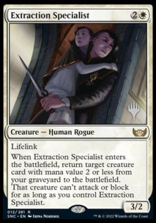 Extraction Specialist (Promo Pack) [Streets of New Capenna Promos] Foil