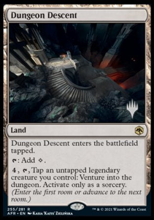Dungeon Descent (Promo Pack) [Dungeons & Dragons: Adventures in the Forgotten Realms Promos] Foil