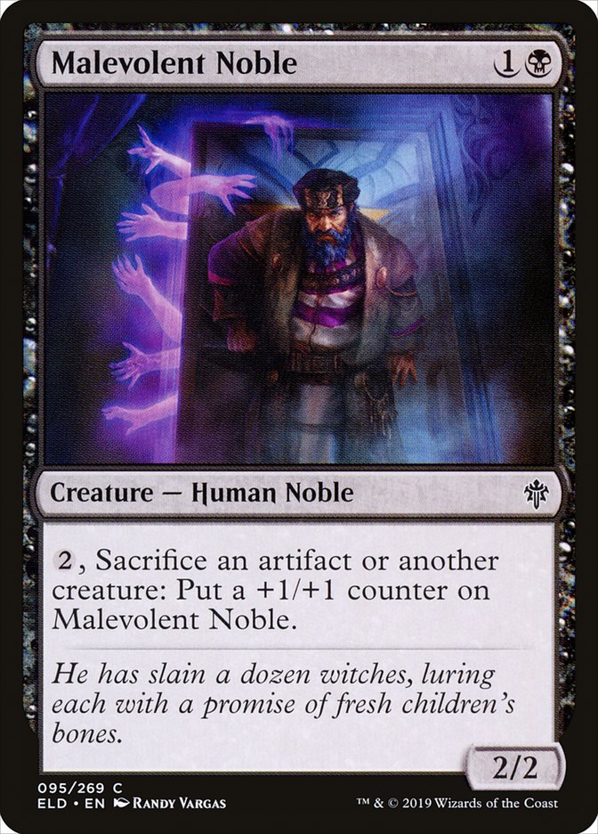 Malevolent Noble [Throne of Eldraine] Foil