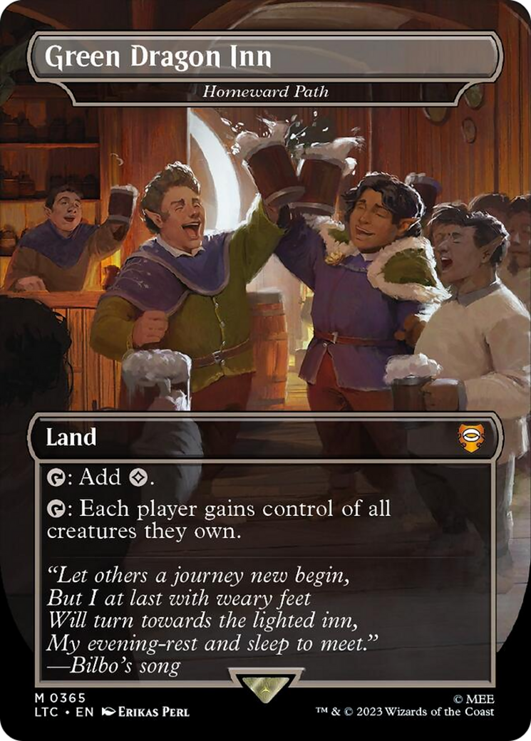 Green Dragon Inn - Homeward Path [The Lord of the Rings: Tales of Middle-Earth Commander] Foil