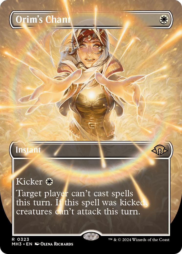 Orim's Chant (Borderless) [Modern Horizons 3] Foil