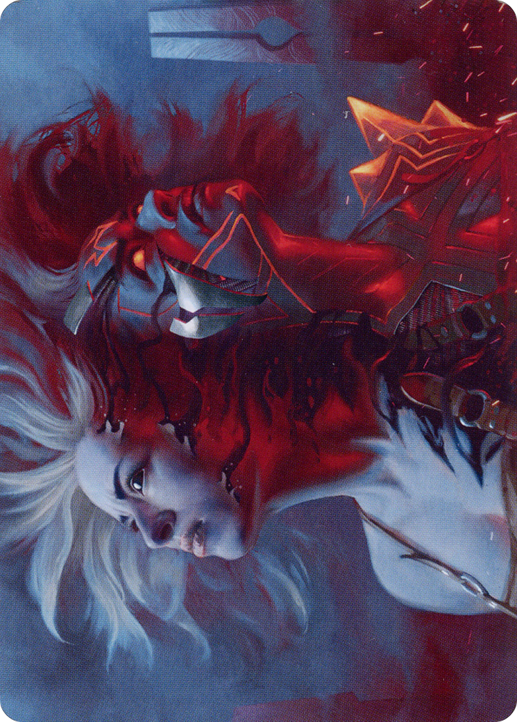 Thrill of Possibility // Thrill of Possibility  [Phyrexia: All Will Be One Art Series] (Borderless) Foil