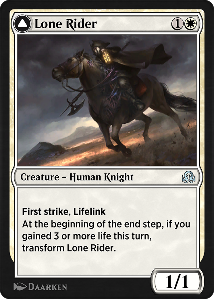 Lone Rider // It That Rides as One  [Shadows over Innistrad Remastered]